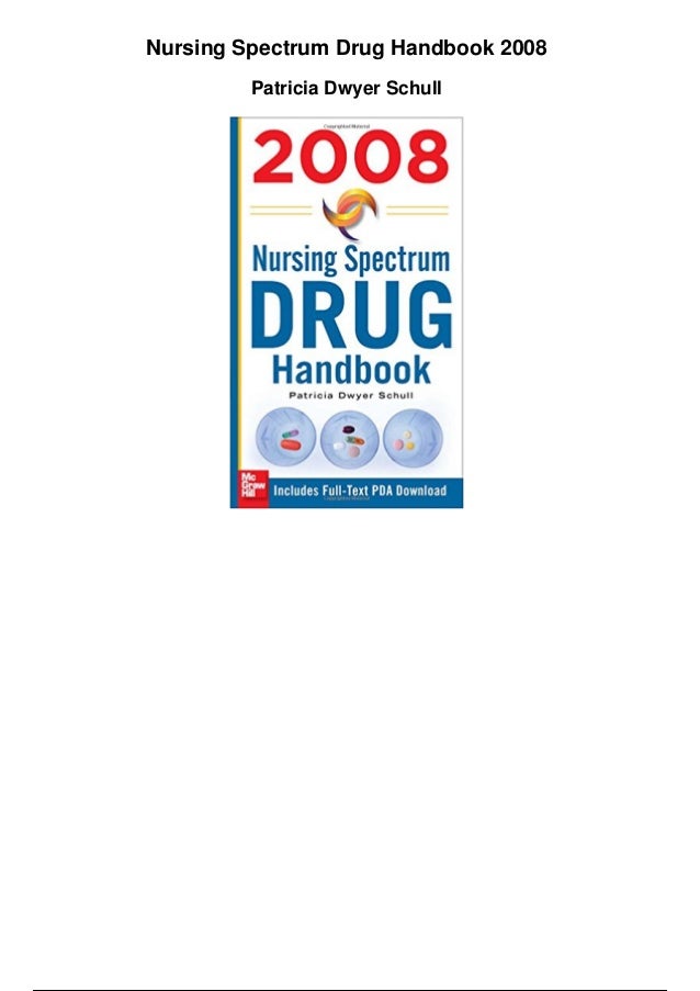 Nursing Spectrum Drug Handbook 2008